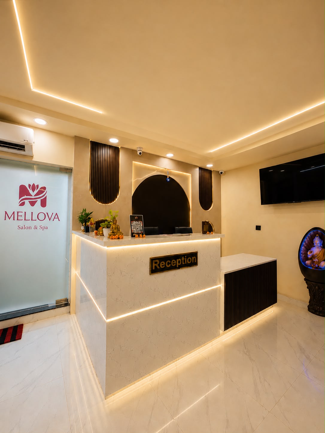 The Reception — Mellova Salon & Spa
